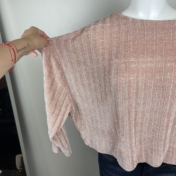 Out From Under Whistler Chenille Sweater Small Pink Urban Outfitters Oversized - Picture 5 of 12